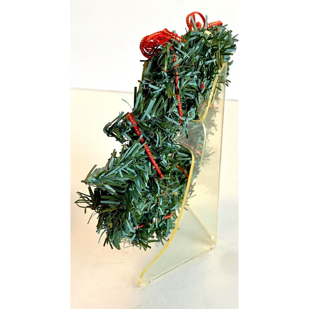 Hallmark 1990 Little Frosty Friends Memory Wreath Miniature Ornament Stand Box - Picture 7 of 10